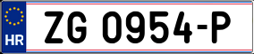 Truck License Plate